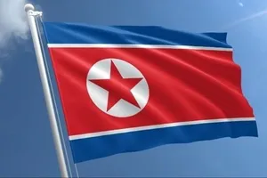Cờ Triều Tiên. Ảnh: Báo Tin tức