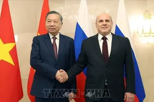 Tổng Bí thư, Chủ tịch nước Tô Lâm hội kiến Thủ tướng Nga Mikhail Mishustin