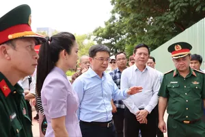 Khảo sát chuẩn bị Lễ truy điệu, an táng hài cốt liệt sĩ tại Công viên Lê Thị Riêng 