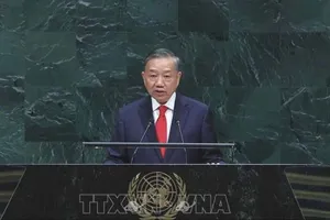 Tổng Bí thư, Chủ tịch nước Tô Lâm phát biểu tại phiên thảo luận cấp cao Đại hội đồng Liên hợp quốc khóa 81