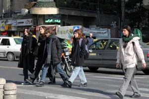 Đường phố tại thủ đô Tehran. Ảnh: XINHUA 