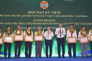 Tuyên dương 32 "Nông dân tiêu biểu TPHCM" năm 2026