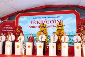 Khởi công cầu Trà Khúc 1 với tổng mức đầu tư 2.199 tỷ đồng