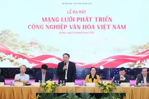 Ra mắt Mạng lưới Phát triển Công nghiệp văn hóa Việt Nam. Ảnh: HUẤN TRẦN