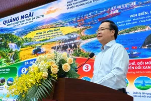 Thứ trưởng Bộ NN-MT đề xuất 3 đột phá, 5 nhiệm vụ ưu tiên phát triển kinh tế nông nghiệp, kinh tế biển Quảng Ngãi