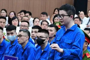 Bị cáo Phó Đức Nam tại phiên tòa. Ảnh: GIA KHÁNH