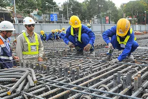 Nhu cầu sử dụng thép trong nước rất lớn      . Ảnh: THÀNH TRÍ