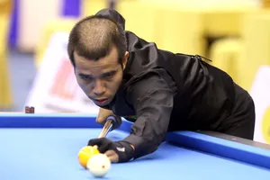 Cơ thủ Trần Quyết Chiến hy vọng sẽ có huy chương ở đại hội lần này . Ảnh: TUẤN AN