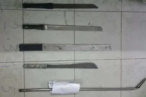  Hung khí gây án bị công an thu giữ