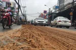 Hình ảnh tại hiện trường. Ảnh: CHÍ PHƯỚC