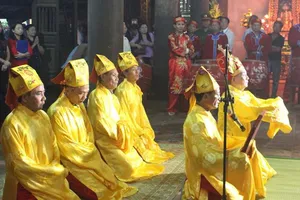 Phần tế tại lễ kỷ niệm ở Thái miếu Nhà Lê