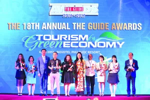 The Guide Awards tôn vinh các doanh nghiệp tiêu biểu có nhiều đóng góp cho sự phát triển du lịch nói riêng và kinh tế xã hội nói chung