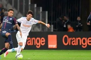 Trận Marseille hòa PSG 2-2 ở lượt đi.