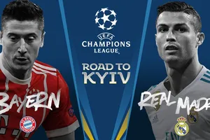Real Madrid đụng độ Bayern ở bán kết.