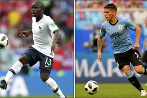 Lucas Torreira (phải) - đối thủ đáng gờm của Kante