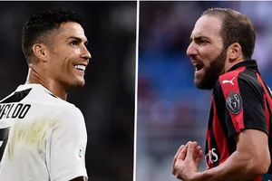Cristiano Ronaldo và Gonzalo Higuain 