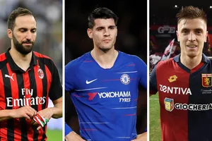 Gonzalo Higuain, Alvaro Morata và Krzysztof Piatek.