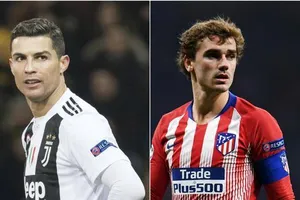 Cristiano Ronaldo (Juventus) và Antoine Griezmann (Atletico)