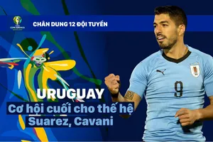 Bảng C: URUGUAY Cơ hội cuối cho thế hệ Suarez, Cavani