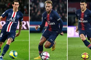 Neymar, Angel Di Maria và Leandro Paredes đều đang bị cách ly.