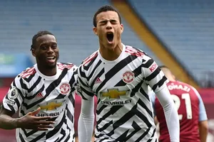 Mason Greenwood ăn mừng bàn thắng