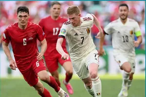 Kevin De Bruyne vào sân để mang về chiến thắng cho tuyển Bỉ