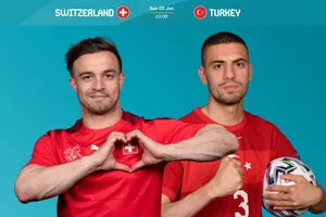  Shaqiri (Thụy Sĩ) và Demiral (Thổ Nhĩ Kỳ)