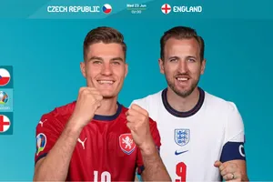 Patrik Schick và Harry Kane