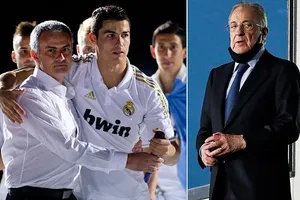 Chủ tịch Real Madrid lại lộ phát ngôn xúc xiểm Ronaldo và Mourinho