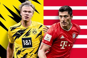 Erling Haaland và Robert Lewandowski