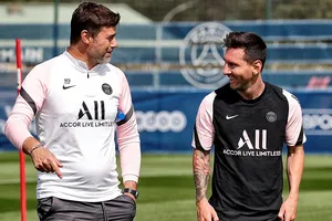 Pochettino và Leo Messi ở PSG