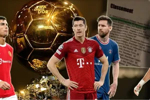 Rò rỉ kết quả bầu chọn Quả bóng vàng 2021 với Lewandowski là người chiến thắng