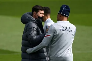 Pochettino và Kylian Mbappe 