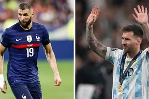 Karim Benzema và Leo Messi