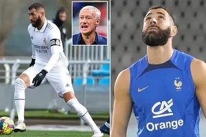 Karim Benzema không sang Qatar vì mâu thuẫn với HLV Deschamps