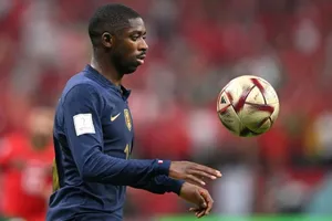 Ousmane Dembele trong màu áo tuyển Pháp