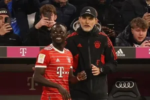 Sadio Mane và HLV Thomas Tuchel