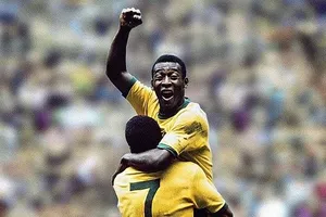 Hình ảnh biểu tượng của Vua bóng đá Pele