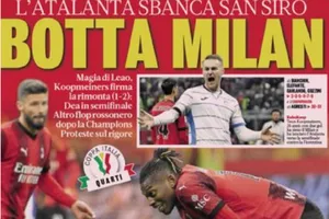 Trang nhất tờ Gazzetta dello Sport