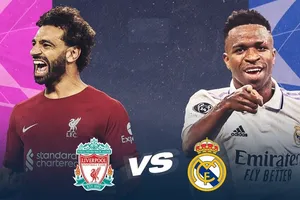 Mo Salah tranh tài với Vinicius