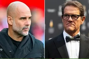 Pep Guardiola và ông thầy cũ Fabio Capello