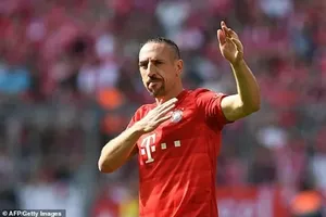 Franck Ribery trong màu áo Bayern Munich