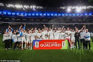 New Zealand ăn mừng chiếc vé dự World Cup 2026