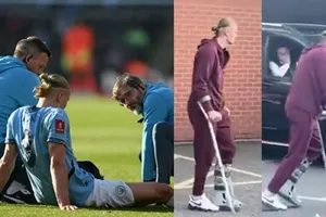 Manchester City lo lắng chấn thương Erling Haaland