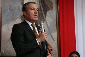 Bộ trưởng Văn hóa Peru Salvador del Solar. Ảnh: BBC 