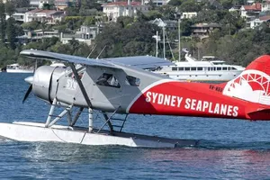 Thủy phi cơ DHC-2 Beaver thuộc sự quản lý của công ty Sydney Seaplanes - chuyên tổ chức các tour du lịch cho người nổi tiếng. Ảnh: News.com.au