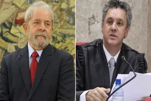 Cựu Tổng thống Lula da Silva (trái) và thẩm phán Gebran Neto. Ảnh : Prensa Latina