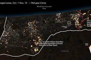 Toàn cảnh khu vực xung đột. Ảnh: NPR