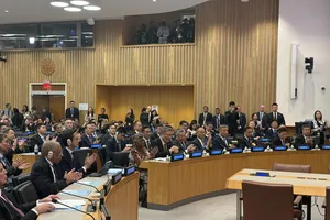 Các đại biểu tán thành phát biểu của Thủ tướng Lý Cường. Ảnh được Tổng Giám đốc WTO Ngozi Okonjo-Iweala đăng trên trang X