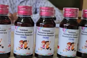 Siro ho Coldrif có chứa chất DEG độc hại vượt mức cho phép. Ảnh: NDTV